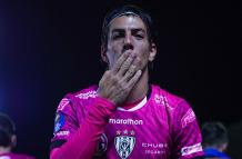 Michael Hoyos de Independiente del Valle hizo 4 goles a Gualaceo.