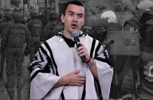 Daniel Noboa - seguridad presidente - Manifestaciones - paro nacional