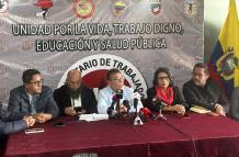 El FUT ha mostrado su incomodidad por las decisiones del Gobierno de Daniel Noboa.