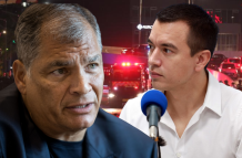 Rafael Correa y Daniel Noboa.