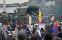 Paro nacional en Ecuador llega al mes de protestas.