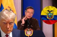 Gustavo Petro y Donald Trump