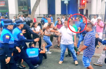 Esta fue una de las imágenes compartidas por Segura EP sobre el altercado.