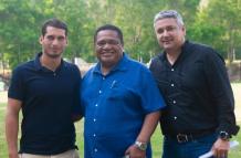 Emilio Pisco, Jorge Guzman y Xavier Cevallos