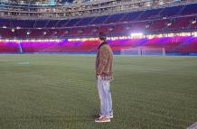 Lionel Messi de vuelta en el Camp Nou.