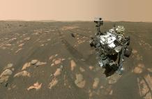 Este es el rover Perseverance, que actualmente continúa en Marte haciendo exploraciones.