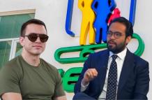 Daniel Noboa y Edgar Lama