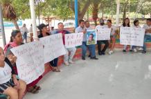 protesta  por accidente de tránsito