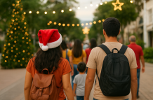 personas familia en navidad