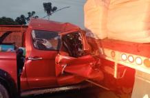 Choque con fallecidos en Balzar