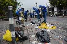 Recolección de basura en Quito