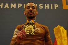 El jiu jitsero tricolor logró un nuevo título mundial IBJJF.