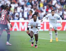 Jhojan Julio, uno de los goleadores albos ante Sao Paulo.