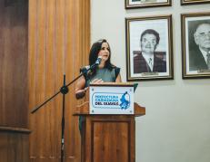 Marcela Aguiñaga, prefecta del Guayas.