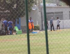 El entrenamiento de Emelec, este 30 de octubre.