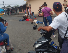 Los sujetos fueron detenidos en plena vía. Pasó en Quevedo.