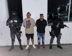 Los delincuentes fueron agarrados gracias a la labor policial.