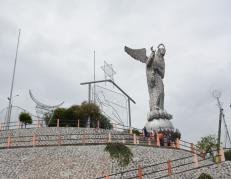 pesebre gigante en El Panecillo