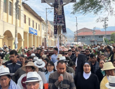 El país necesita agua. En azuay, los pobladores se lo piden con ruegos al Creador.