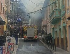 Incendio en San Blas