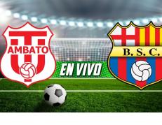 Técnico Universitario vs Barcelona por la fecha 14 en Ambato.