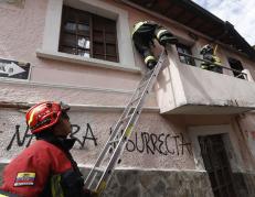 Incendio en San Blas