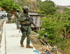 Fuerzas Armadas ingresaron al cerro Las Cabras, sector invadido por bandas delictivas.