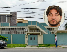 Casa en Urdesa, en Guayaquil, donde asesinaron a alias Braulio.