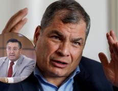 Rafael Correa pelea