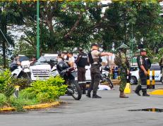 La Policía investiga el intento de robo a un camión blindado.