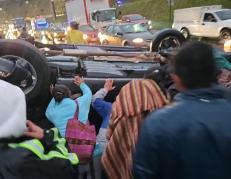 En trágico accidente, en Tambillo, murieron varias personas, entre estas Raúl Ilaquiche.