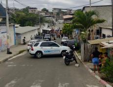 Dos personas fallecieron tras una fuerte balacera en Manta.