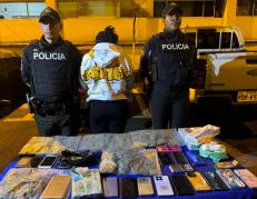 Detenida - droga - Quito