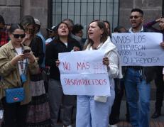 En Quito y Guayaquil se desarrollan protestas por la desaparición de cuatro menores de edad.