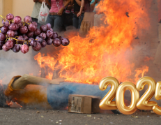 Las tradiciones son diversas para recibir en nuevo año.