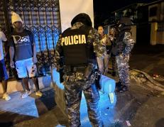 Dos hombres fueron asesinado en Esmeraldas, el 1 de enero del 2025.