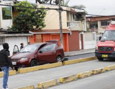 Este fue el vehículo en el que viajaban Carlos y Eduardo.