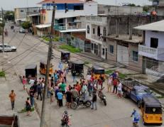 El barrio donde ocurrió el sicariato quedó consternado ante el hecho.