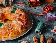 La Rosca de Reyes, tradición del Día de Reyes.