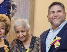 Hilda Murillo, Azucena Mora y Eddie González