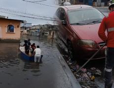 Estas imágenes captan el impacto de la lluvia que cayó el 17 de enero en Guayaquil.