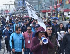 La protesta se realizó este sábado 18 de enero.