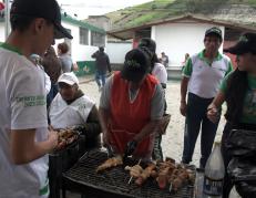 Calacalí, solidaridad, futbolista, delantero, lesión, Jefferson Quishpe, Juegos Interparroquiales