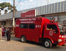 La herida fue llevada al hospital de Salitre.