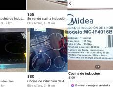 En Marketplace ofertan cocinas de inducción a un valor inferior al que comercialmente venden los almacenes de electrodomésticos.