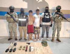 detenidos con armas en el suburbio