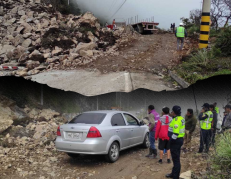 Daños en vías por las lluvias