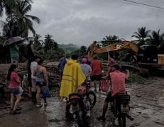 Así están en Portoviejo por las intensas lluvias.