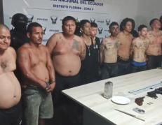 Los detenidos registran antecedentes penales, según informó jefe policial.