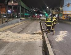 Accidente en La Tabiazo, sur de Quito